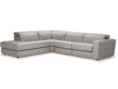 BRIO - Corner leather sofa _ Natuzzi Italia